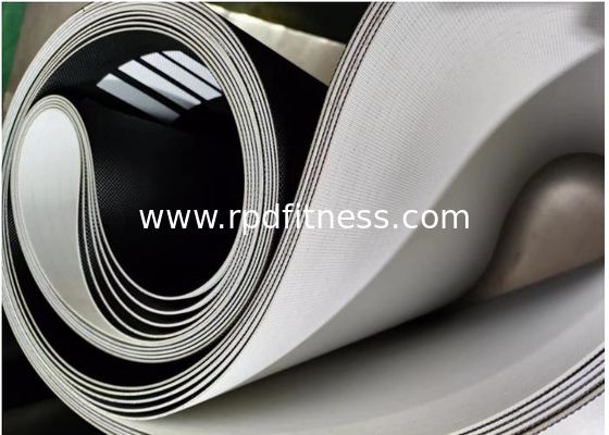 China Diamond Black Pattern Commercial Treadmill Belts 2.5mm For Gym Clubs supplier