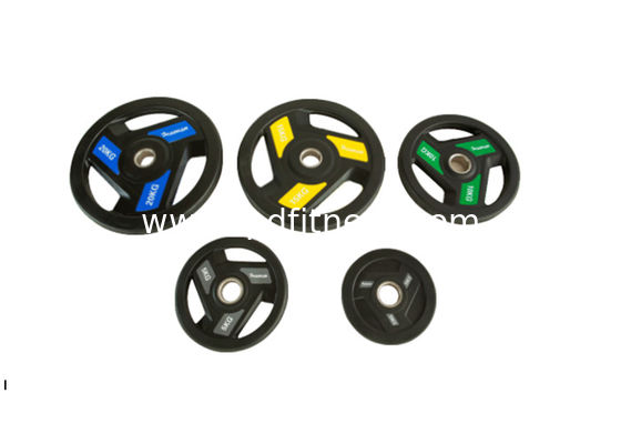 China 2.5kg - 20kg Weight Plates , Colourful PU Material Gym Spare Parts Logo Available supplier