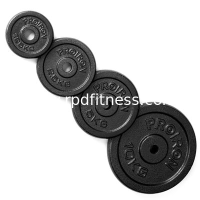 China Anti Debris 50mm Bars Cast Iron 5Kg Barbell Weight Plates supplier