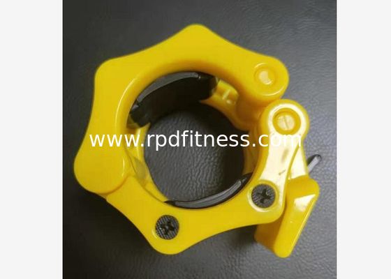 China 2" Barbell Weight Plates 2 Inch Pro ABS Locking - Set of 2 Black Clamps supplier