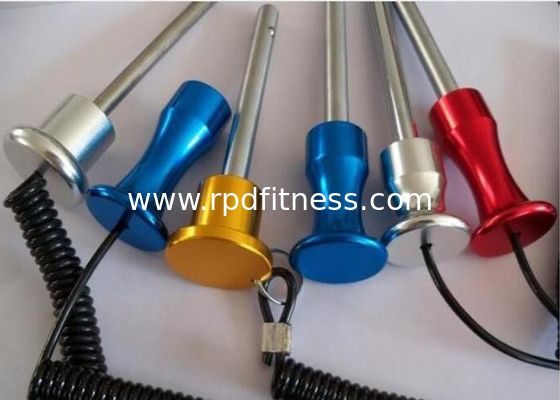 China Gym Equipment Weight Selector Pin , Customized Colourful Alloy Gym Weight Pin ISO9001 Approved supplier