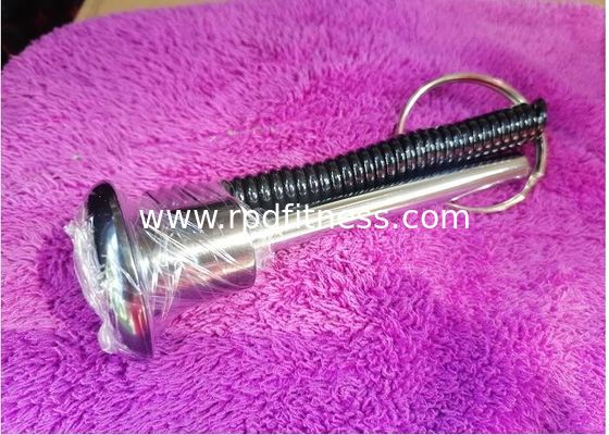 China Plastic Caps Gym Equipment Parts Weight Selector Pin With Elastic Spring Rope supplier