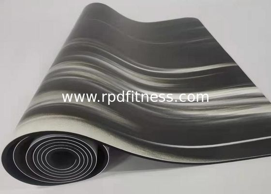 China SGS Sided Texture Thick 6mm Gym Yoga Mats Printed PU Yoga Mats supplier