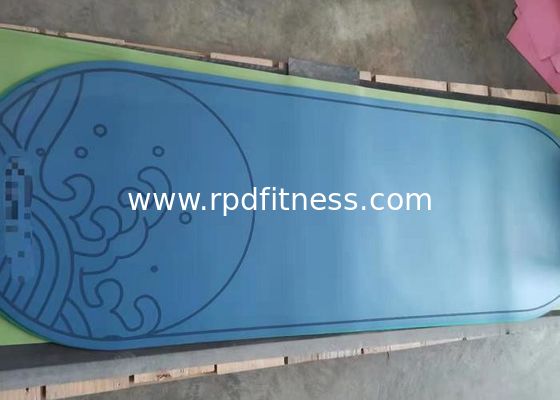 China SGS Sided Texture Thick 6mm ECO Rubber Yoga Mats , Power Yoga Mats supplier