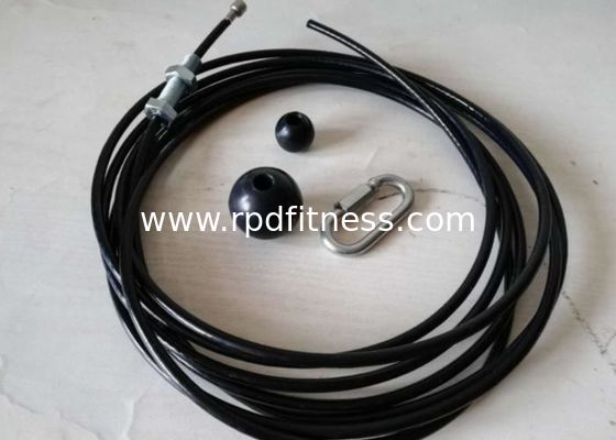 China 6mm Outer Diameter Nylon Coated Wire Rope,Fitness Clubs Gym Steel Cable supplier