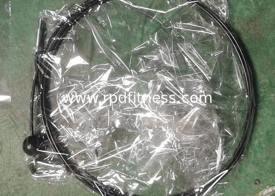 China RAPID Gym Equipment Parts , Black Plastic Wire Rope For Gym Equipment supplier