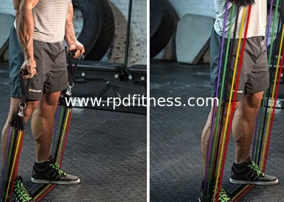 Home Exercise Gym Equipment Parts 35LBS Resistance Fitness Solid Elastic Rope supplier