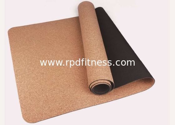 1300G 660mm Cork Anti Slip Thick 6mm TPE Yoga Mats supplier