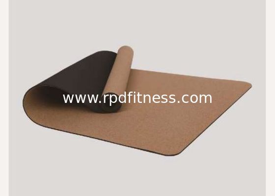 1300G 660mm Cork Anti Slip Thick 6mm TPE Yoga Mats supplier