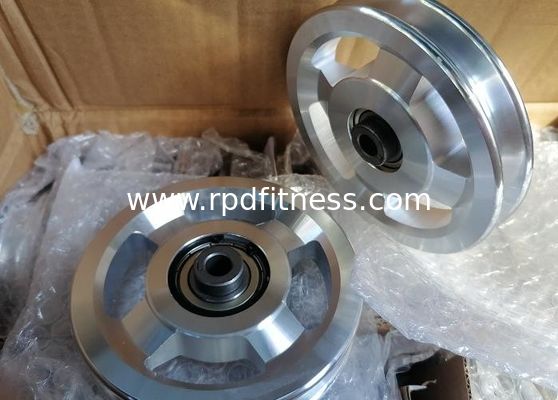 RDAP-23 Red Home Gym Pulley Wheels Alloy Metal Material For Commercial Clubs supplier