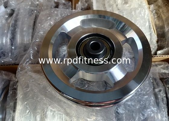 Alloy Material Gym Equipment Pulley 4.5 Inch Red Design Health Equipment Rollers supplier