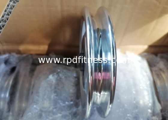 Alloy Material Gym Equipment Pulley 4.5 Inch Red Design Health Equipment Rollers supplier