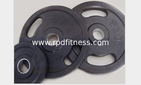 Durable Gym Machine Parts Rubber Standard Barbell Plates For Fitness Clubs supplier