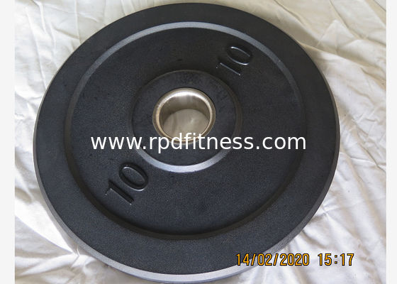 Home Bumper Barbell Weight Plates 5kg - 25kg For Strength Exercise 50mm Bars Matching supplier