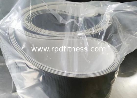 Black PVC Material Treadmill Replacement Belt For Commercial Gyms supplier