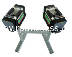S45C Material Gym Fitness Dumbbell CR Plating Color ISO 9001 Approved supplier