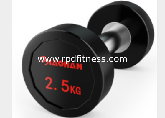 2kg - 30kgs Gym Fitness Dumbbell / Gym Accessory PU Dumbbells For Commercial Clubs supplier