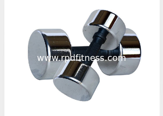 Environmental Rubber Coated Dumbbells / Durable Gym Fitness Accessories supplier