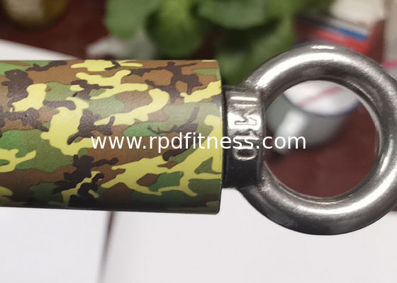 Camouflag Aluminum Double Swivel Bar For Dual Cable Functional Trainers supplier