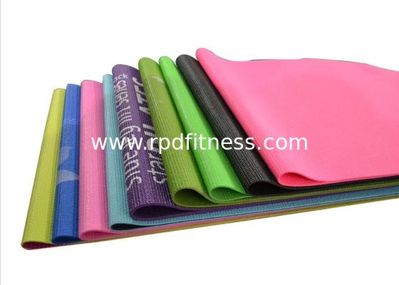 Home Use Anti Slip Yoga Mat Easy Maintenance With 3 - 8mm Thickness Optional supplier