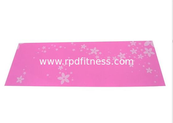 Durable Anti Slip Yoga Mat , Easy Carry Lightweight Soft PVC Yoga Mat supplier
