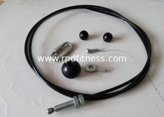 6mm Outer Diameter Multi Gym Cables / Fitness Spare Parts Nylon Coated Steel Cable supplier