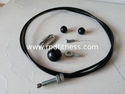 6mm Outer Diameter Multi Gym Cables / Fitness Spare Parts Nylon Coated Steel Cable supplier