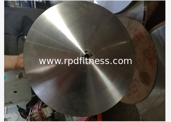 CR Plating Steel Exercise Bike Wheel 460mm Dimension By Polishing Treatment supplier