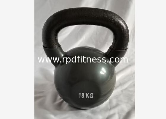 Purple Gym Equipment Accessories 14kg Vinyl Kettlebell supplier