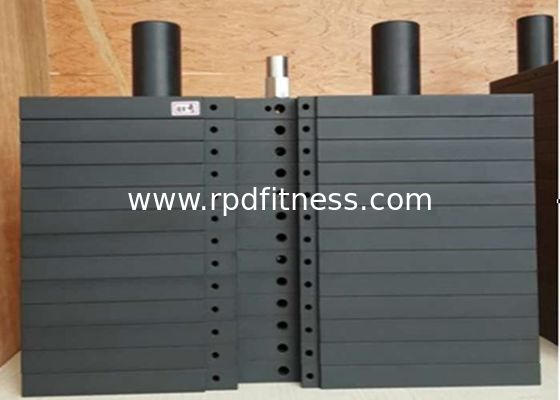 Durable Commercial Quality Gym Clubs Use Black Pure Gym Steel Plates supplier
